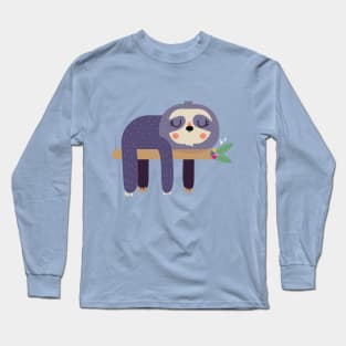 Slothy sloth Long Sleeve T-Shirt